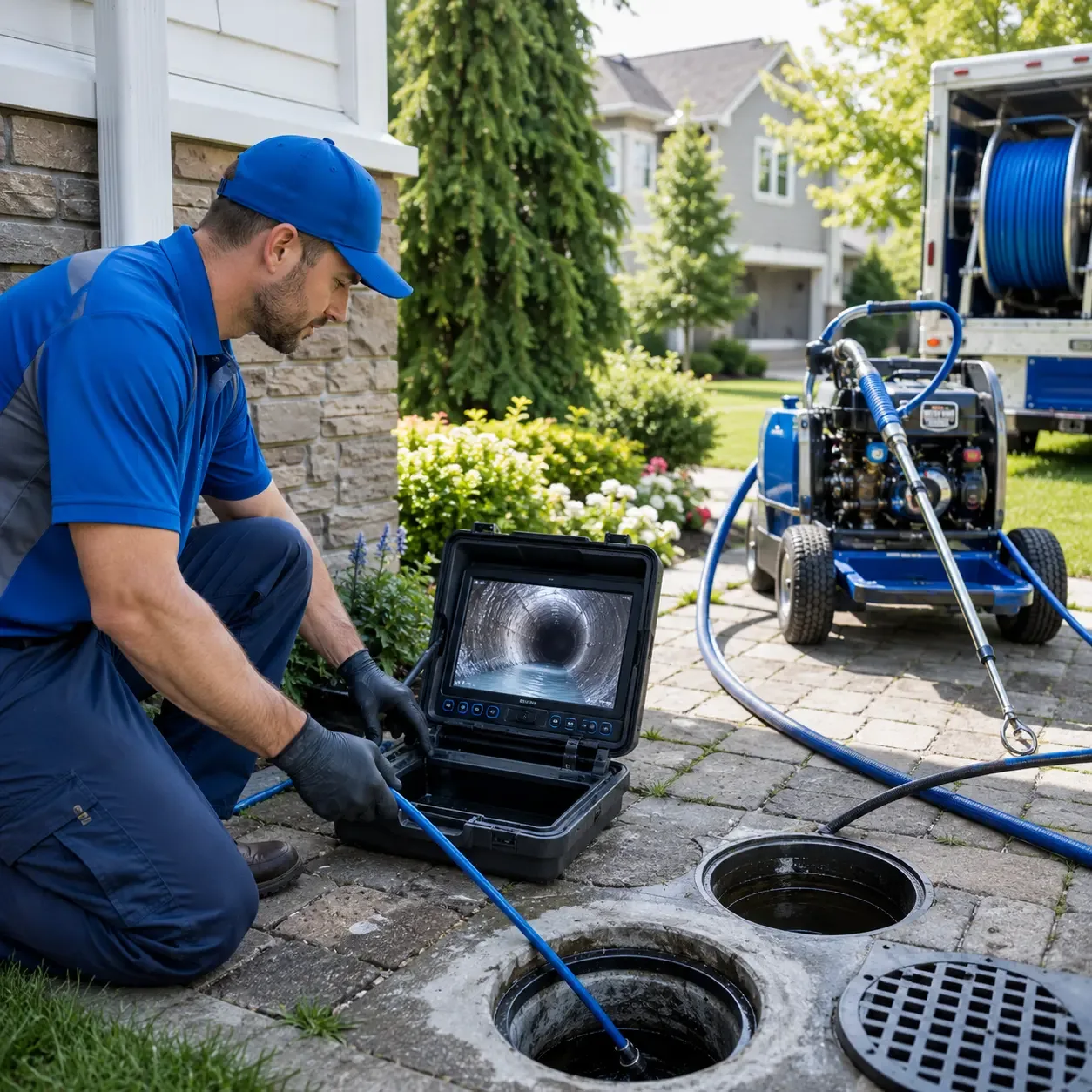 Outdoor drain cleaning professionals serving Keller, WA